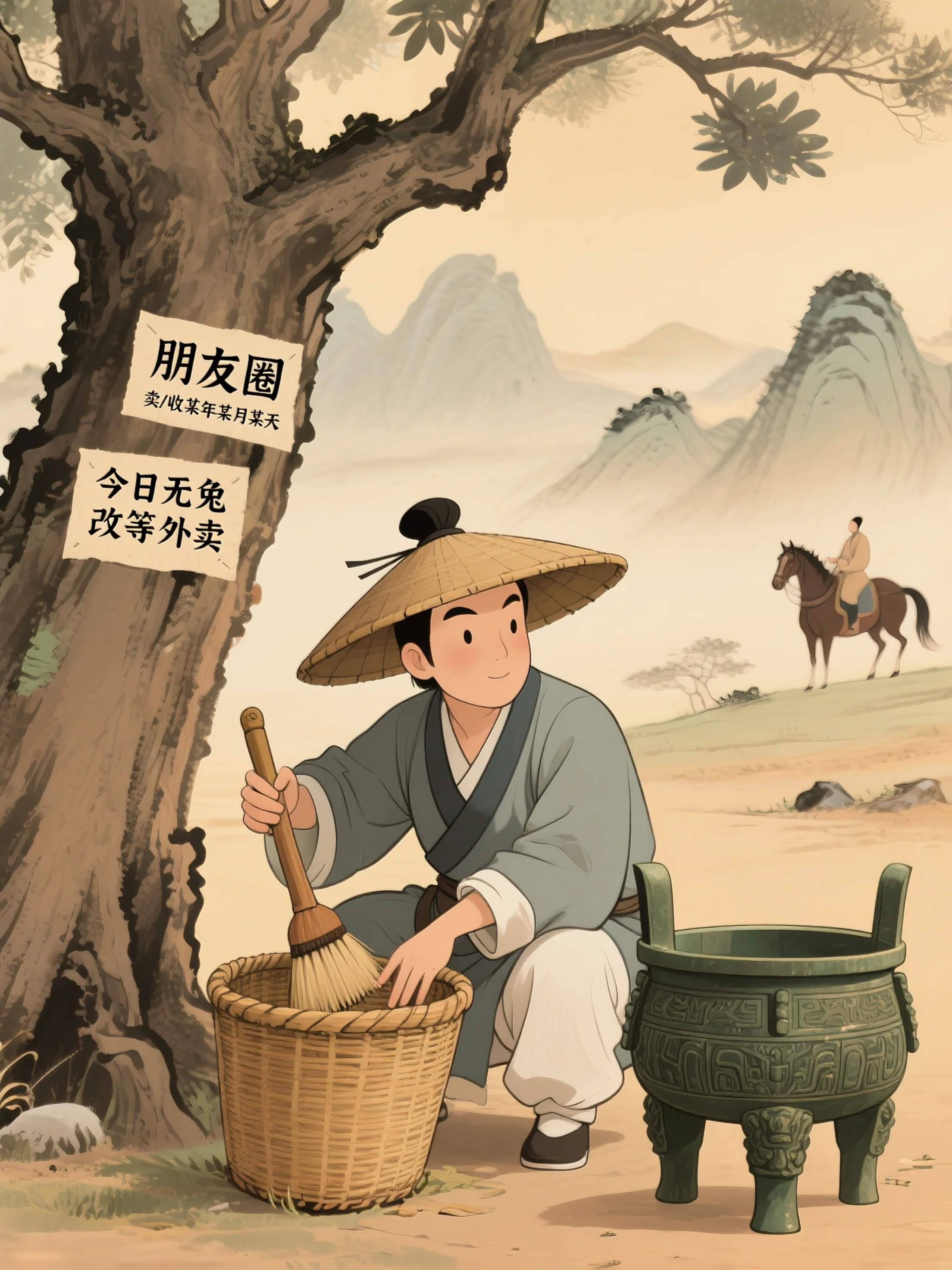古风等外卖趣味表情包