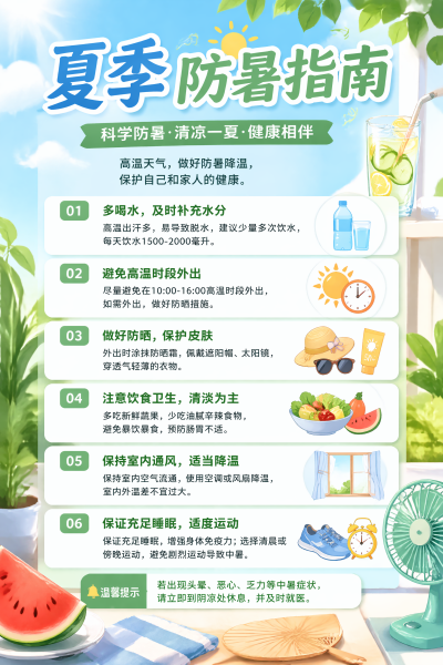 夏季防暑科普指南