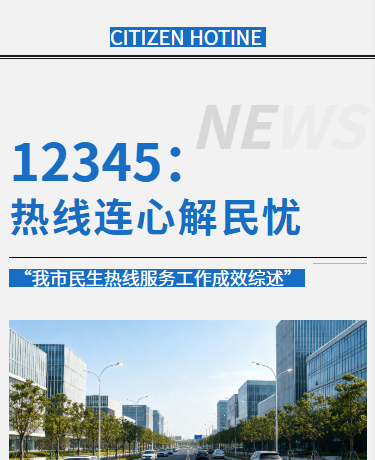 市民热线服务工作综述热线丨新闻媒体丨极简简约丨蓝色