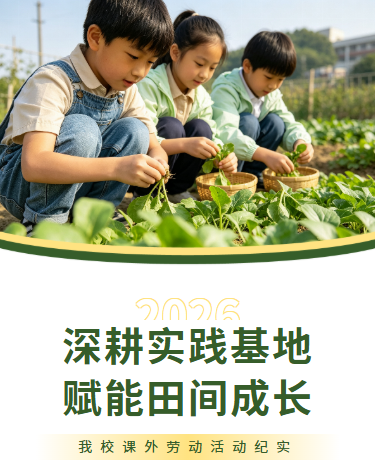 学校课外劳动实践活动风采纪实、校园劳动教育、商务简约、绿色模板