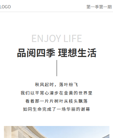 生活家居杂志期刊散文丨房地产家居丨简约极简丨黑白灰模板